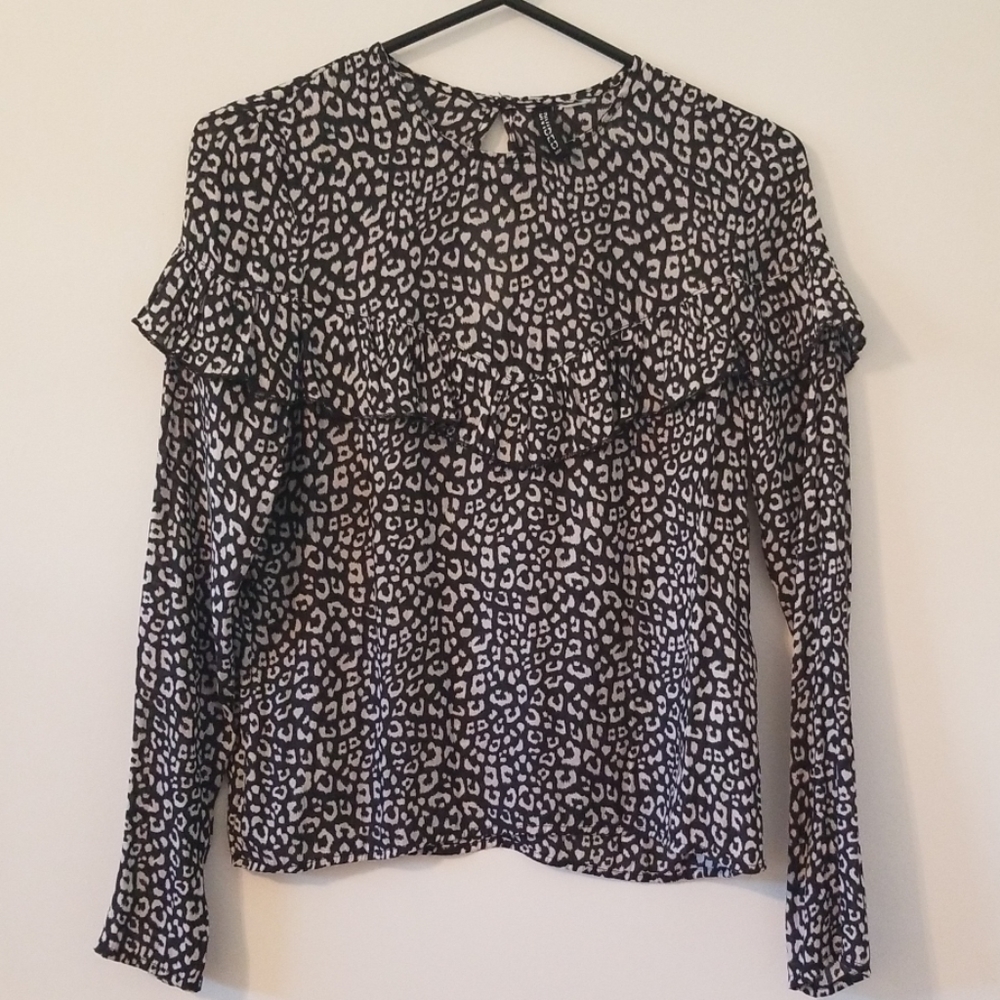 Leopard print blouse